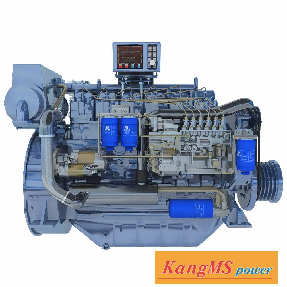 165HP/1800rpm Water Cooling 6 Cylinders Weichai Wp6 Series Deutz Marine Diesel Engine (WP6C165-18)