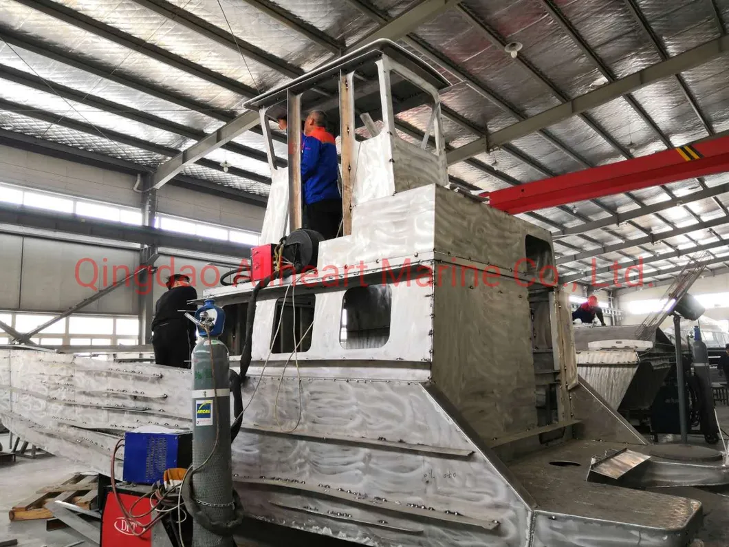16m/52FT Aluminum Hull Landing Ferry Craft Ship with Top Deck/Wheel House