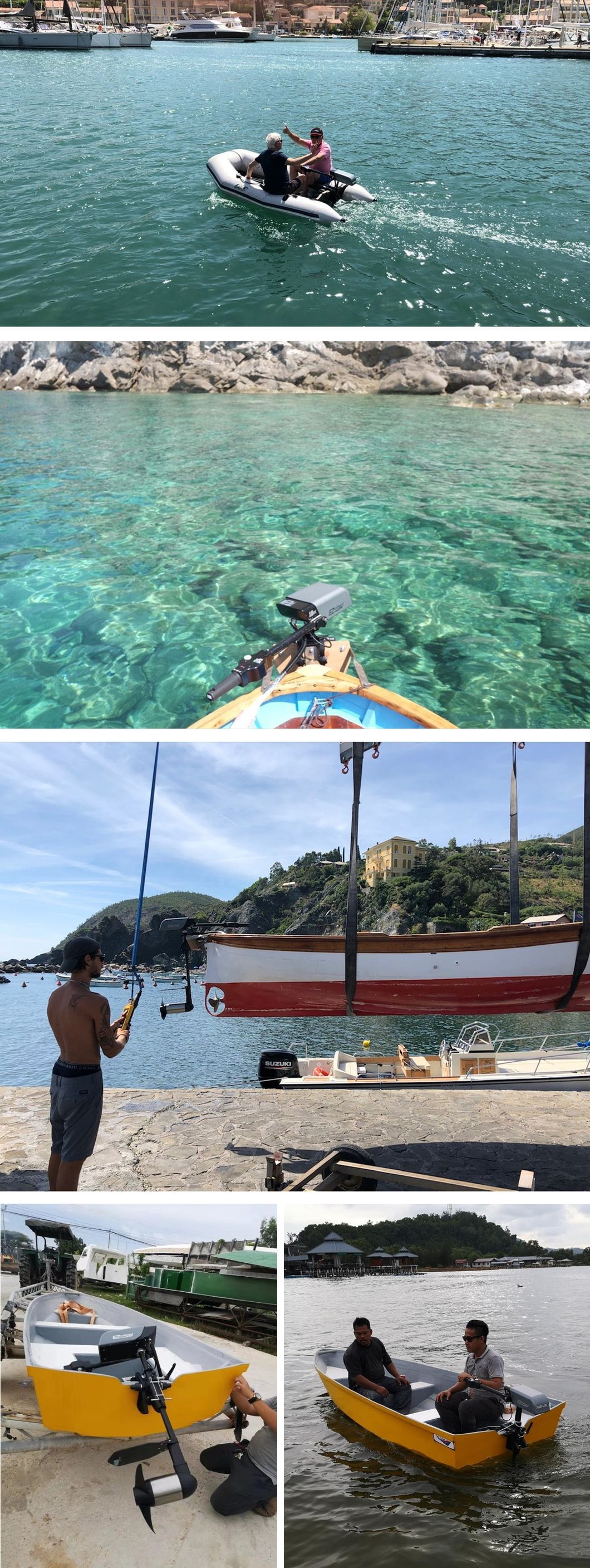 20HP Electric Outboard Propulsion with High Efficient Brushless DC Motor