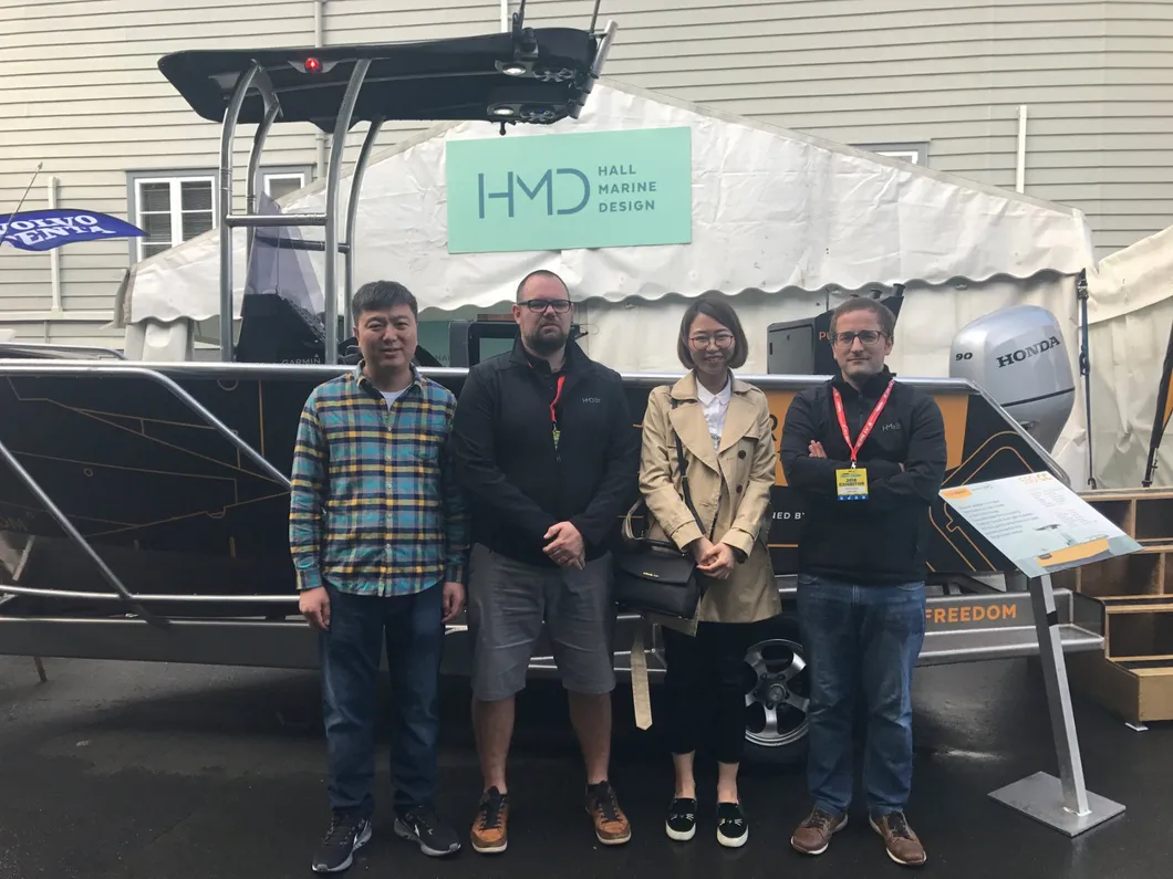 25FT Aluminum Triple Hull Fishing Passenger Ferry Military Speed Navy Motor Boat for Sale