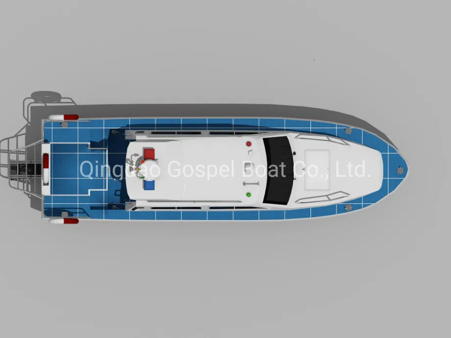 26feet 7.89m Aluminum Pilot Patrol Rescue Aluminium Speed Motor Boat