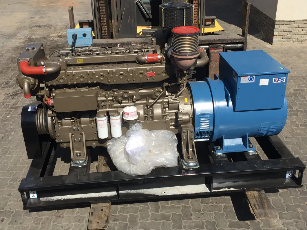 400kw Rated Power Auxiliary Generator Marine Diesel Genset Vessel Electricity