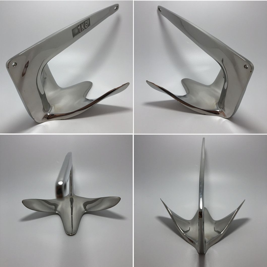 5kg - 35kg Premium Marine Grade 316 Stainless Steel Plough Anchor