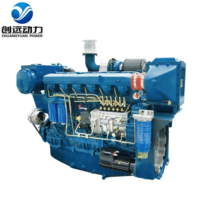 6 Cylinder Water Cooled 480HP Diesel Engines with Gearbox