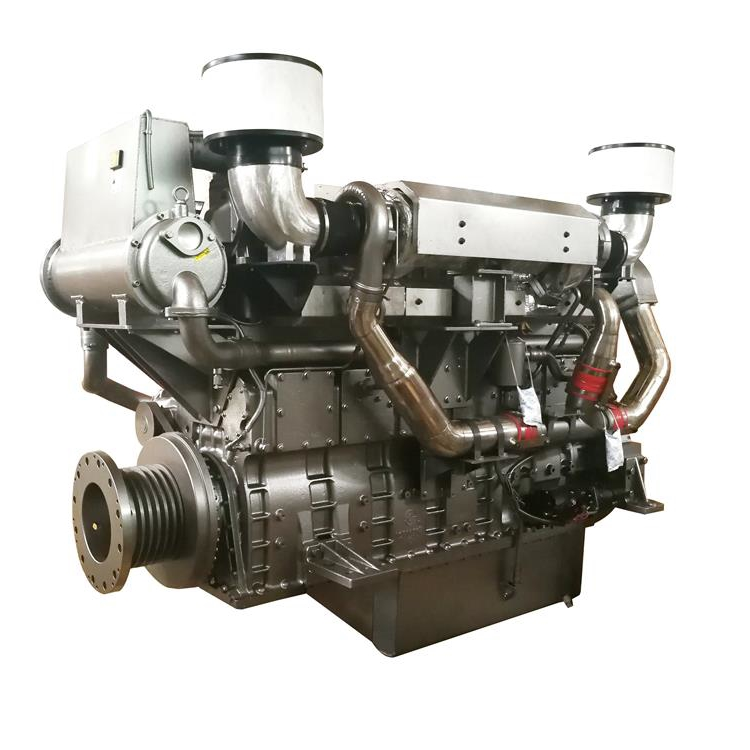 600HP Water-Cooled Boat Inboard Marine Diesel Cargo Ship Engine