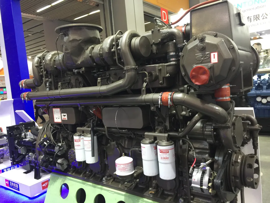 925HP 1350rpm Marine Diesel Engine for Fishing Boat Dredger Boat