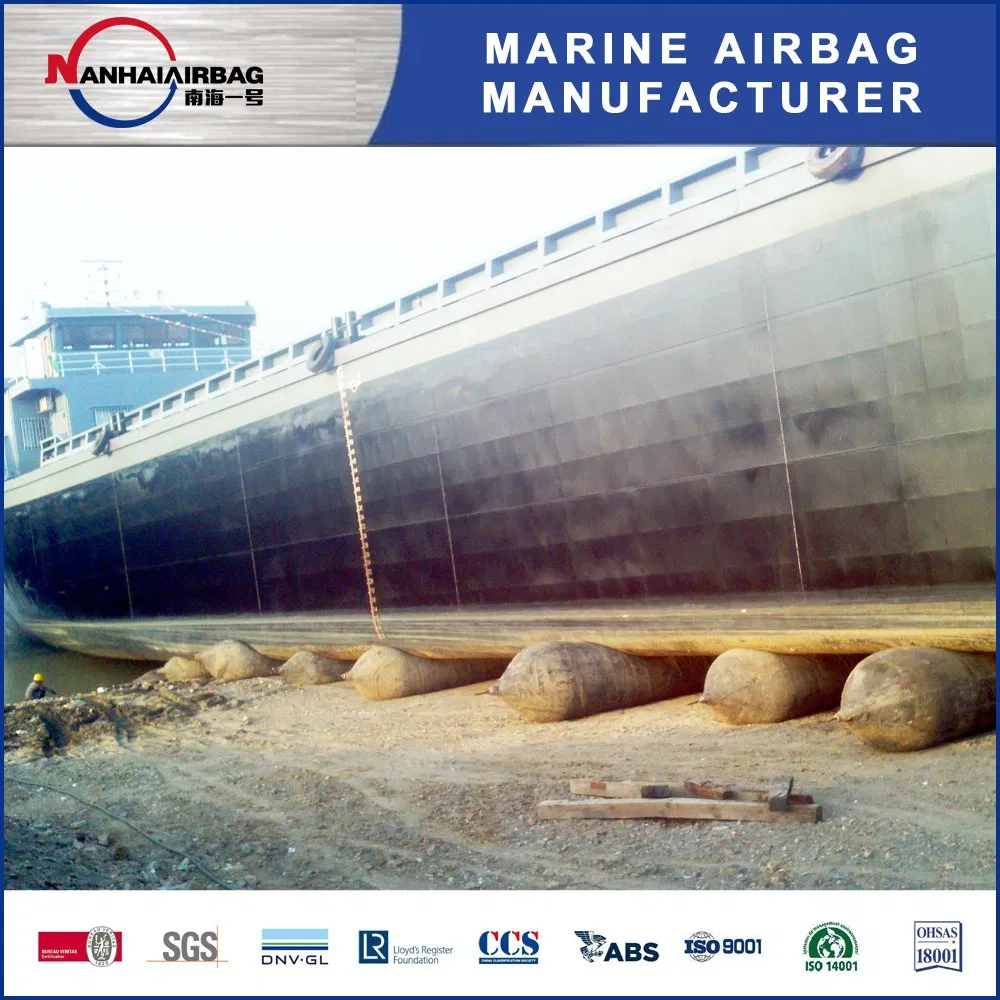 ABS CCS Lr Certificated Rubber Marine Airbag for Ship Launching