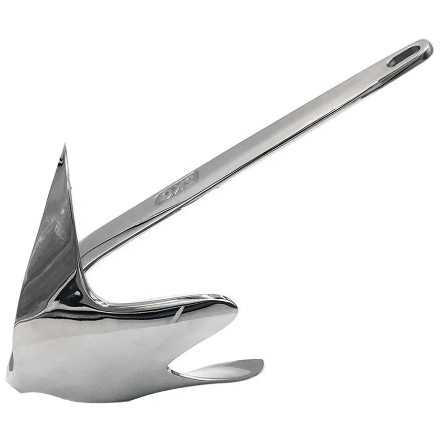 AISI316 Stainless Steel Polish Bruce Boat Anchor of Marine Hardware Claw Bruce Style Boat Anchor
