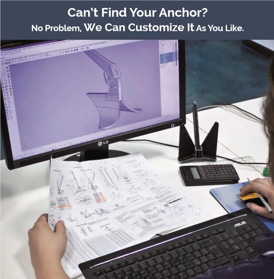 AISI316 Stainless Steel Polish Bruce Boat Anchor of Marine Hardware Claw Bruce Style Boat Anchor