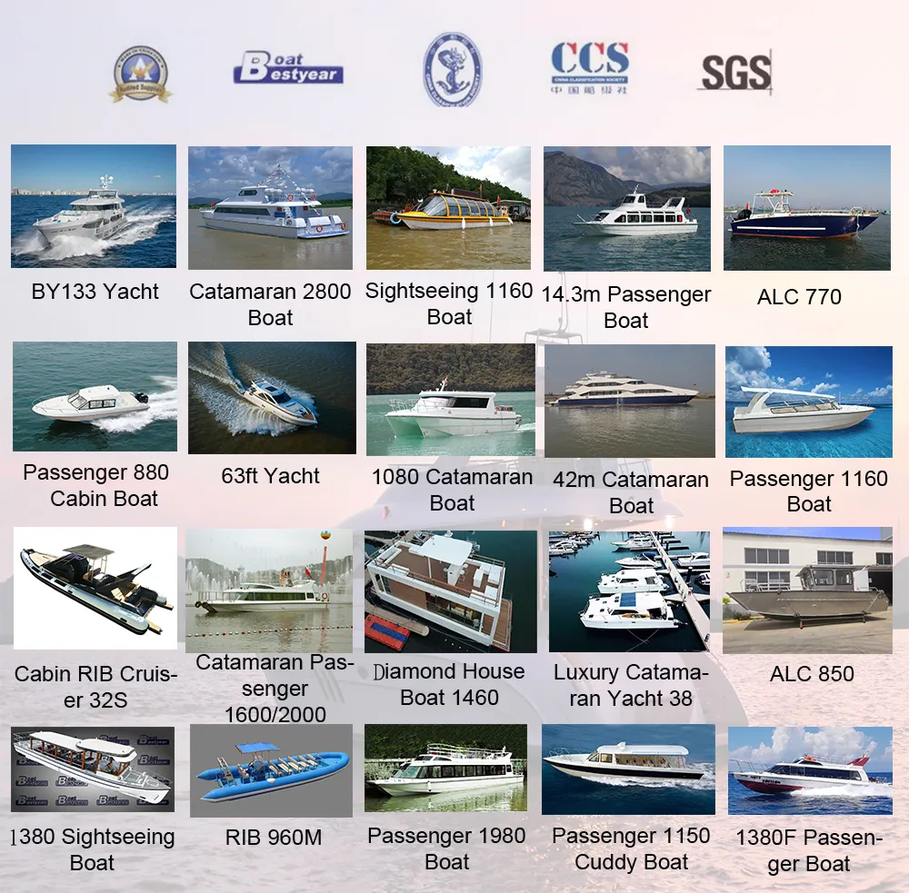 Bestyear 7m 22FT Fiberglass Sport Bowride Speed Boat