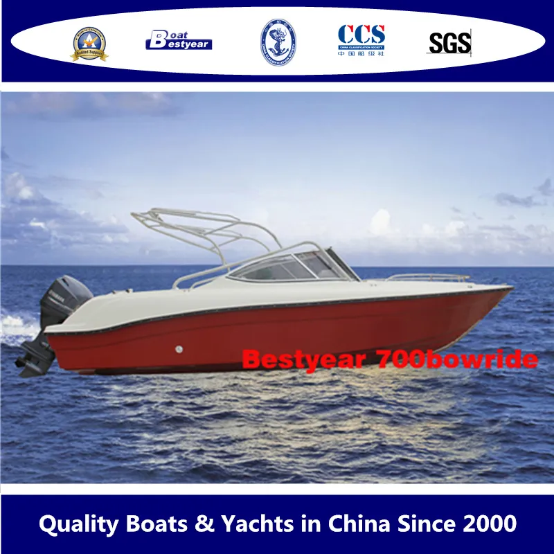 Bestyear 7m 22FT Fiberglass Sport Bowride Speed Boat