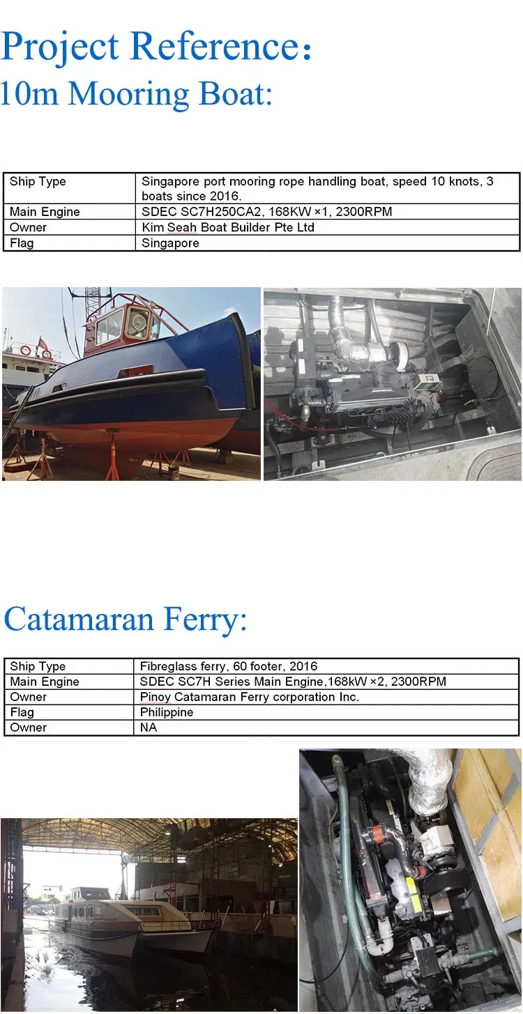 Boat Dhip Inboard Marine Diesel Engine Moteur Propulsion Integration