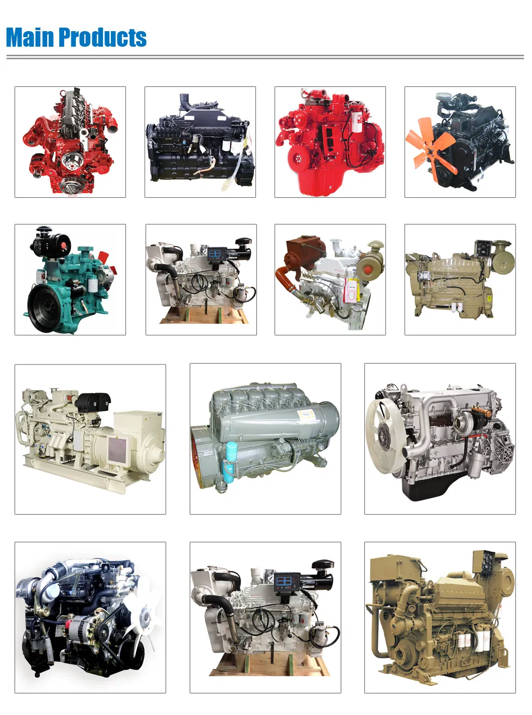 Hot Sale Brand New 6 Cylinders 261kw Water Cooled Boat Engine Marine Engine (Nta855 Kta19 Kta38)