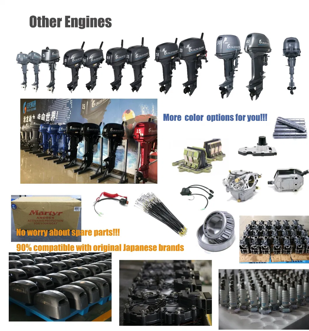 Calon Gloria 2 Stroke Outboard Motor 9.9HP Gasoline Boat Engines