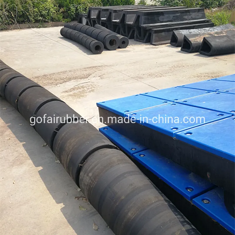 CCS, BV, ABS, Dnv, Gl, Lr , Nk and etc. Certificate and Fender Part Jetty Rubber Fender with Long Lifespan