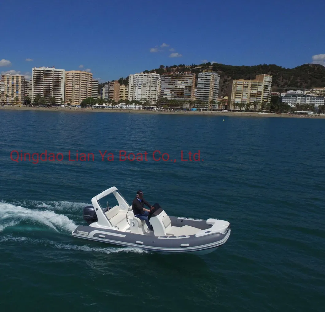 CE 5.2m-8.3m Rigid Hull Hypalon Inflatable with Outboard Engine