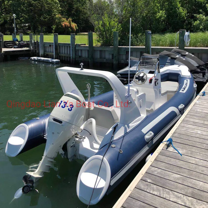 CE 5.2m-8.3m Rigid Hull Hypalon Inflatable with Outboard Engine