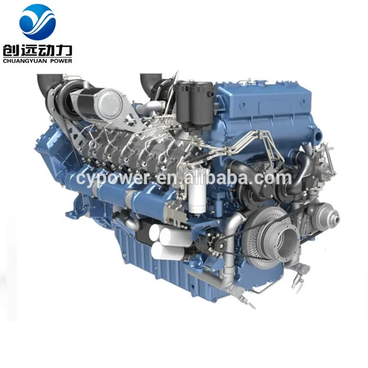 Deutz Wp12 / Wp13 Water Cooled 6 Cylinder Marine Diesel Engine