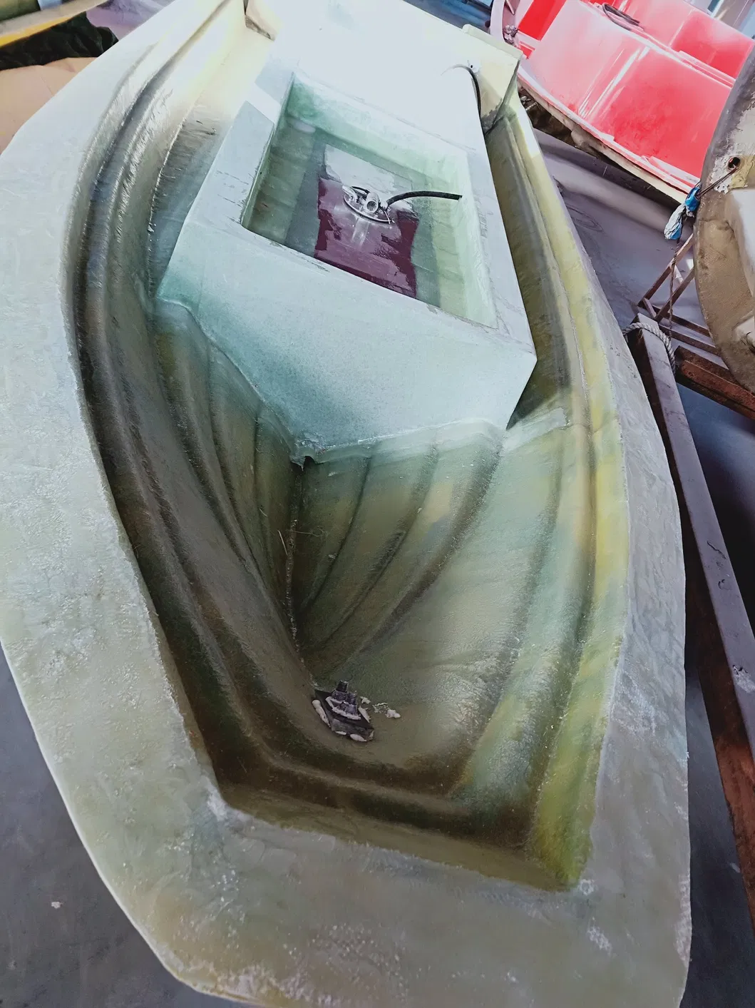 Fishing Boat, Family Using Fishing Boat, Visitor Transportation Boat