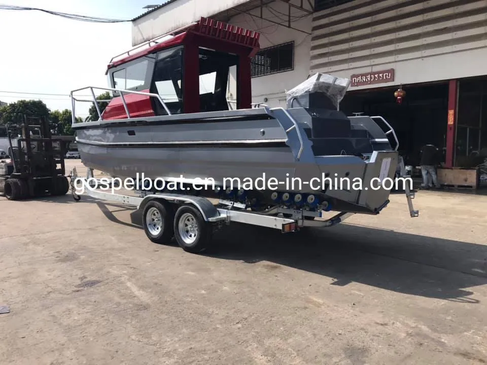 Gospel Boat Aluminum Speed Boat 25FT Aluminium Fishing Boat