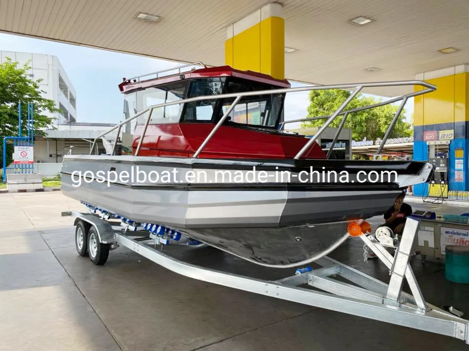 Gospel Boat Aluminum Speed Boat 25FT Aluminium Fishing Boat