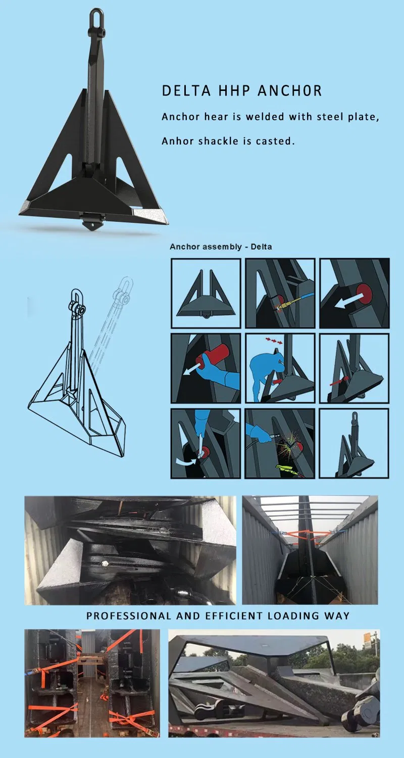 High Holding Power Anchor Flipper Delta Anchor for Mooring