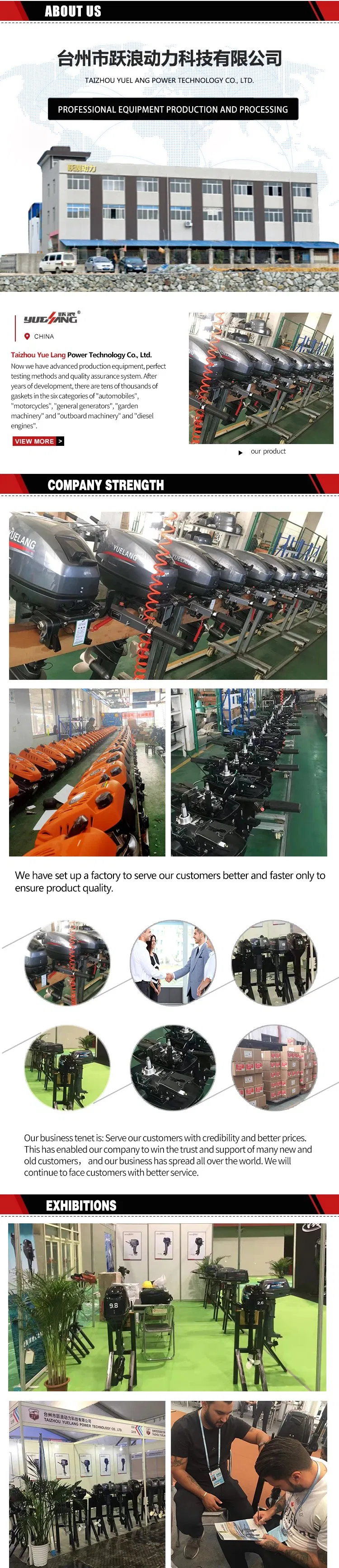 Hot Sale 4 Stroke 196cc 6HP Outboard Motor / Outboard Engine/ Boat Engine