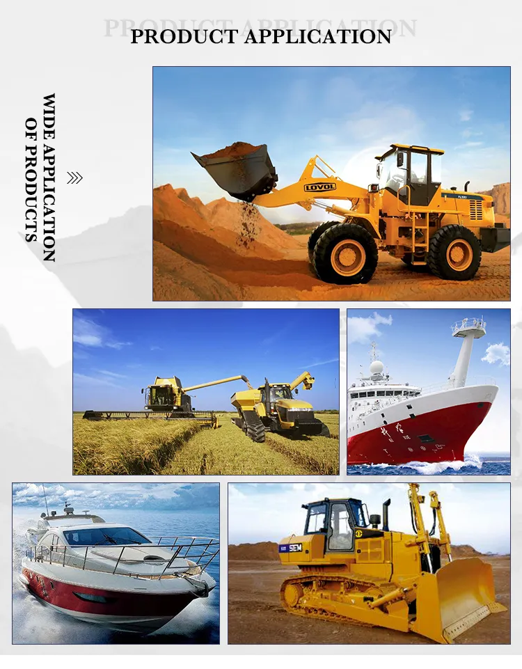 Hot Sell 4 Stroke Boat Engine 6 Cylinders 165HP Weichai Wp6c165-18 Marine Engine