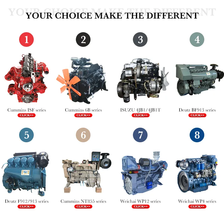 Hot Sell 4 Stroke Boat Engine 6 Cylinders 165HP Weichai Wp6c165-18 Marine Engine