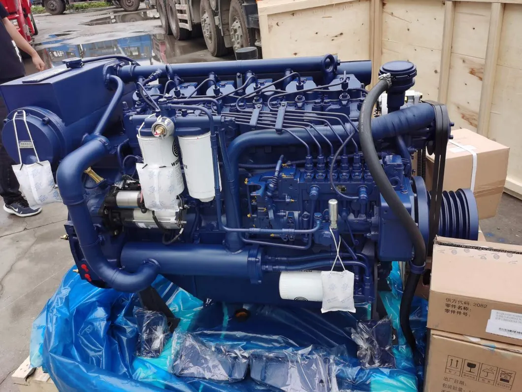 Hot Sell 4 Stroke Boat Engine 6 Cylinders 165HP Weichai Wp6c165-18 Marine Engine