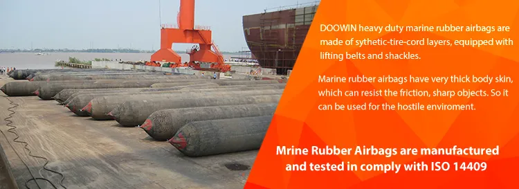 Inflatable Heavy Lifting Ship Launching Rubber Balloon Marine Rubber Airbags Price for Sale