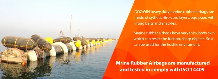 Inflatable Marine Salvage Rubber Airbags