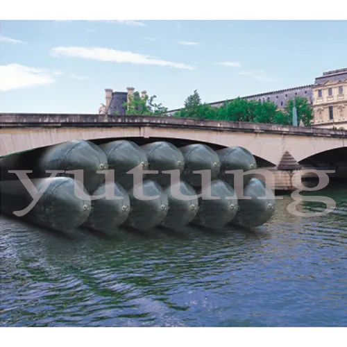 Inflatable Pontoon Inflatable Rubber Floating Pontoon