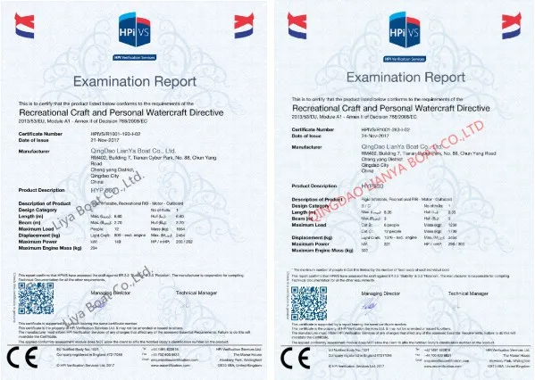 Liya 5.2m-8.3m Rigid Inflatable Boat PVC Rib Boat for Sale