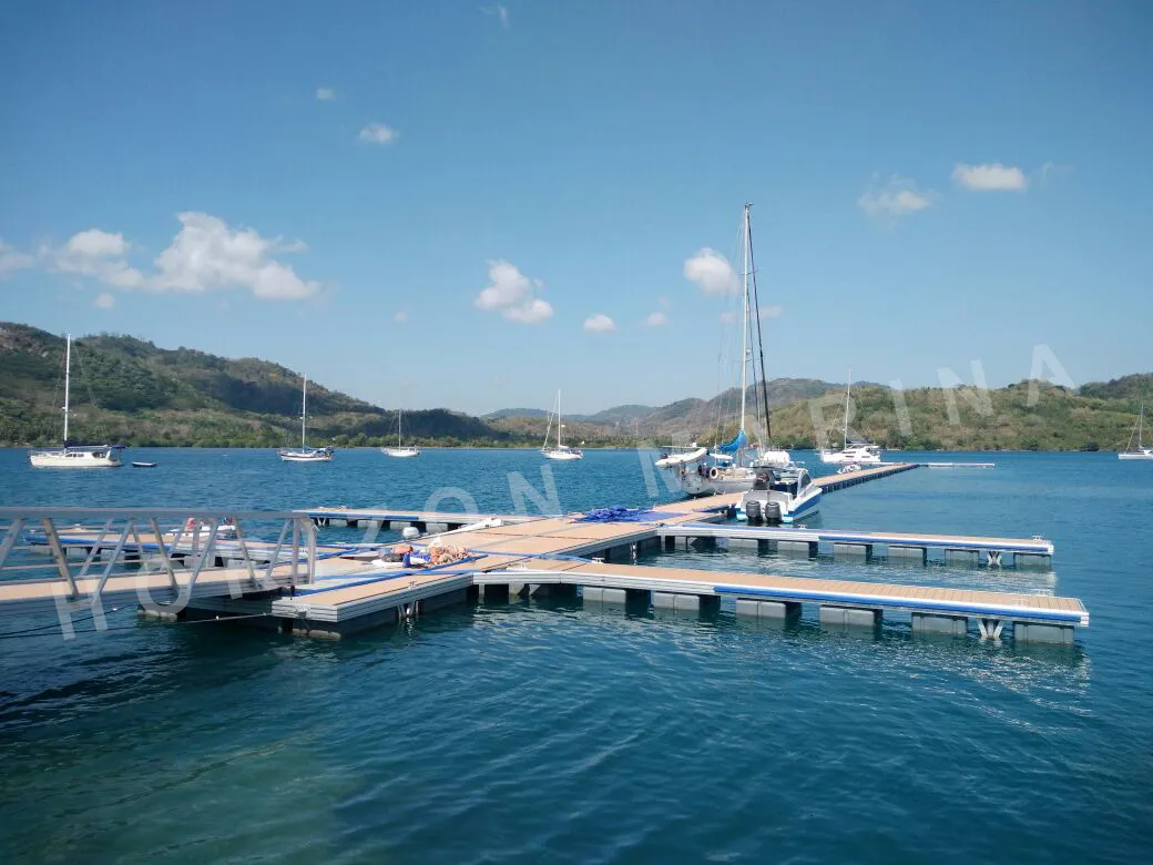 Marina Project of Aluminum Pontoon for Yacht