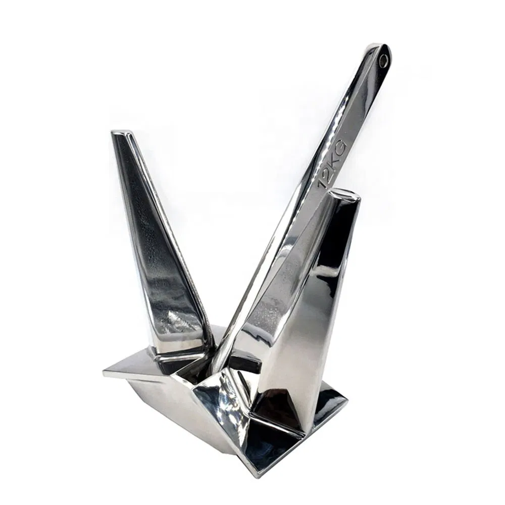 Marine 4408 Grade Mirror Polished Hardware 316 Stainless Steel Pool Anchor for Yacht