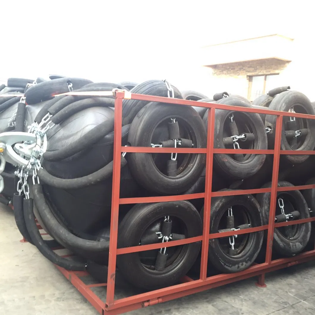 Marine Floating Pneumatic Fender with Aircraft for Ship Berthing