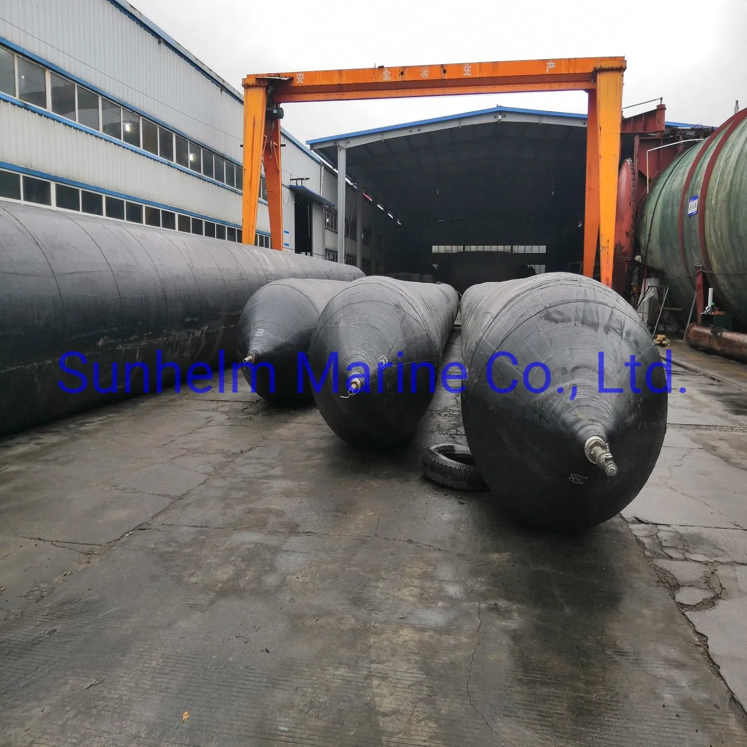 Marine Inflating Balloons, Roller Airbag