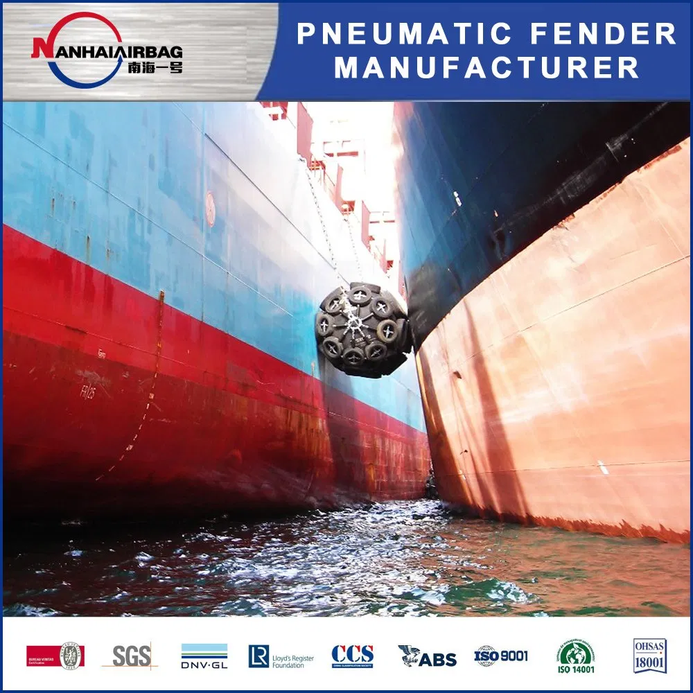 Marine Pneumatic Rubber Fender, Ship, Boat, Vessel with ABS Lr CCS Certifications