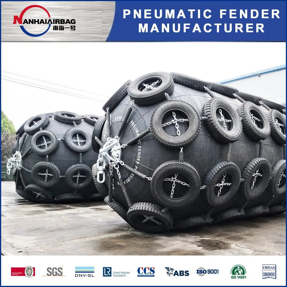 Marine Pneumatic Rubber Fender with ABS Lr CCS Certificate