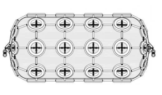 Marine Ship Docking Yokohama Fender Also Called Pneumatic Fender ISO17357