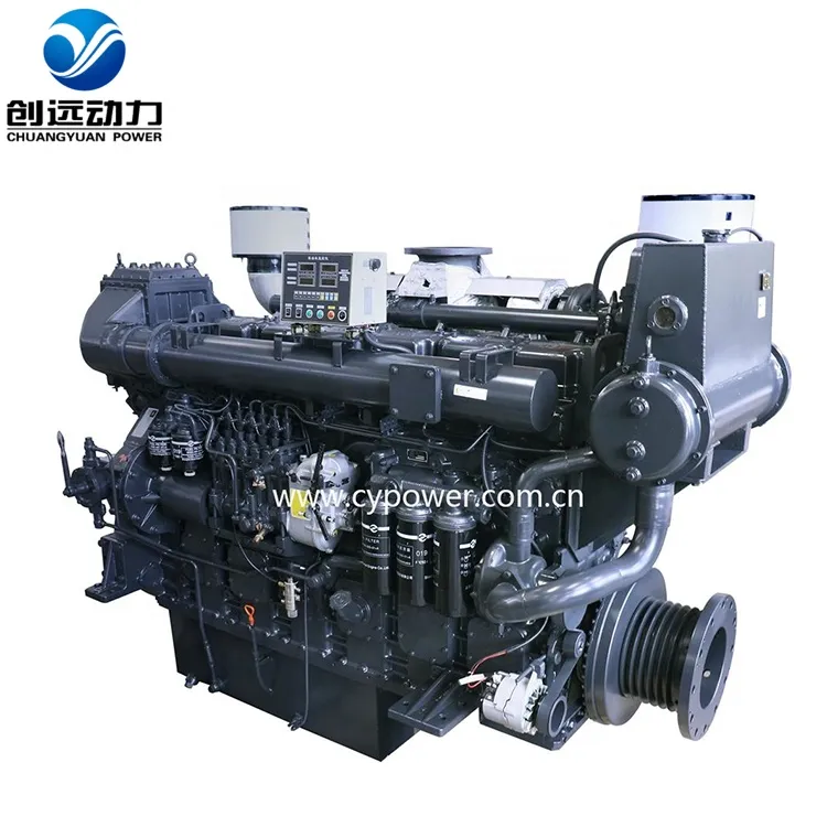 New Original Sc33W 1000HP Inboard Boat Marine Cargo Ship Engine Advance Gearbox for Sale