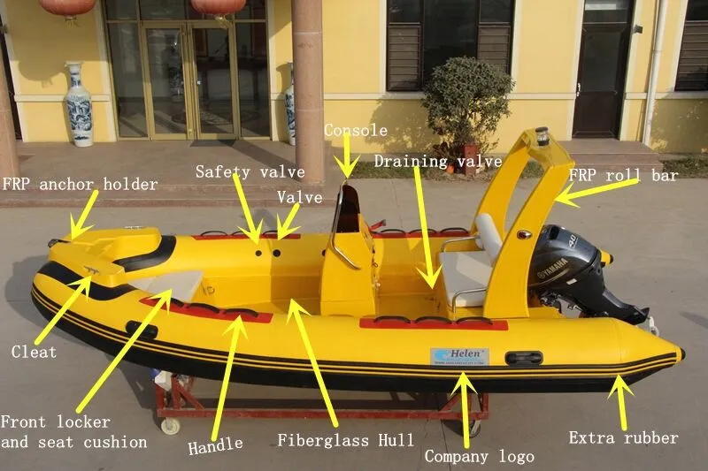 Rib390 Boat, Visitor Boat, Leisure Boat, Fishing Boat