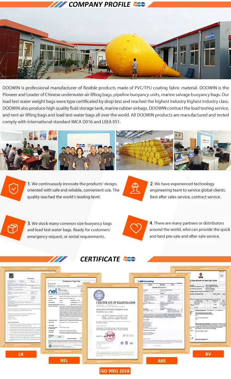 Spb Single Point Buoyancy Bags for Marine Buoy