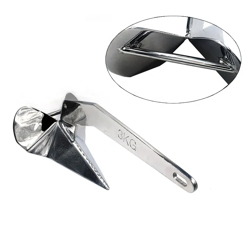 Stainless Steel Durable Docking Hardware Boat Flipper Delta Anchor for Boat Marine Yacht