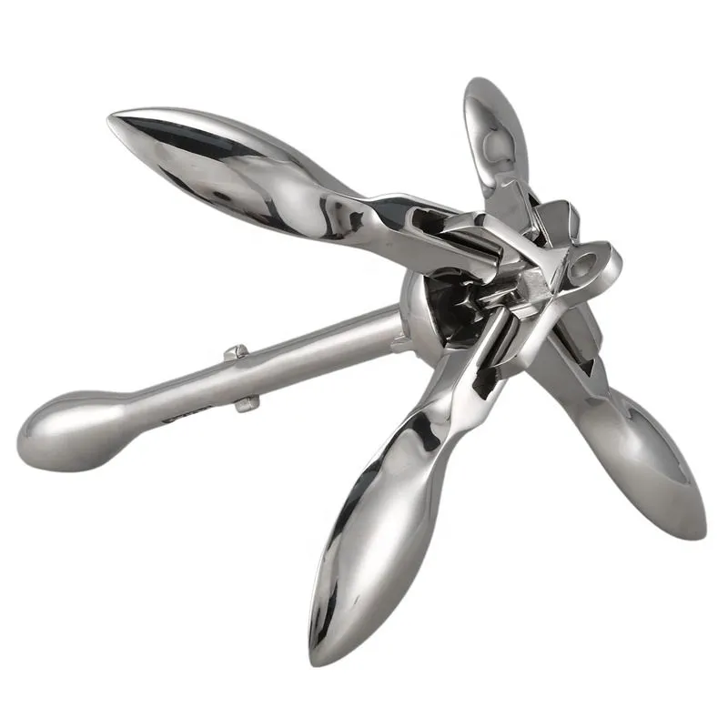 Stainless Steel Ship Anchor Small Boat Folding Anchors Manufacturer for Boat