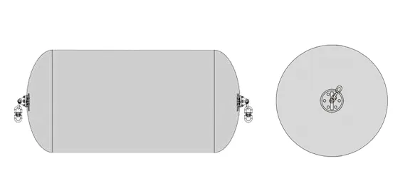 Sunhelm Floating Pneumatic Marine Rubber Dock Fenders for Vessels, Tankers