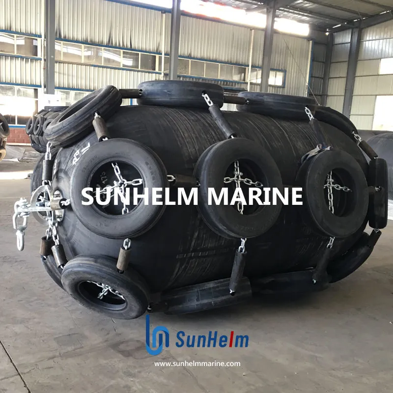 Sunhelm Floating Pneumatic Marine Rubber Dock Fenders for Vessels, Tankers