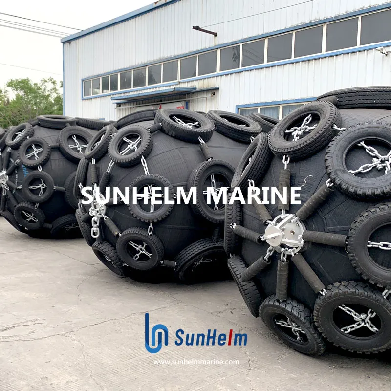 Sunhelm Floating Pneumatic Rubber Fenders for Sts Operation