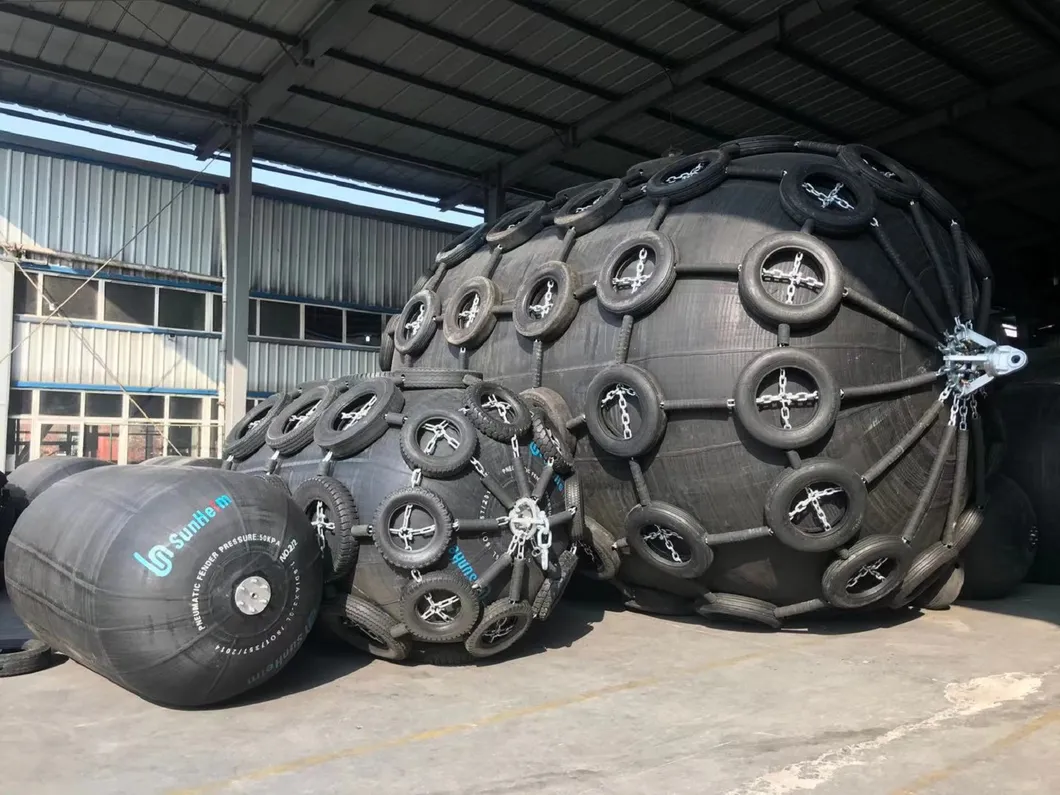 Sunhelm Floating Pneumatic Rubber Fenders for Sts Operation